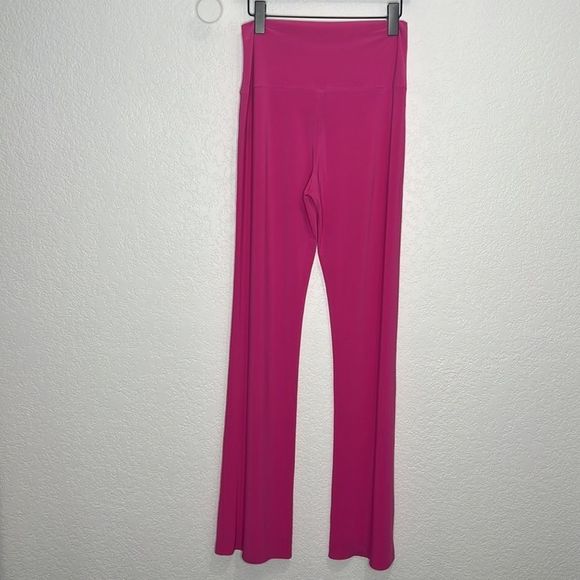 Norma Kamali Wide Leg Trousers Medium Orchid Pink - Picture 6 of 16